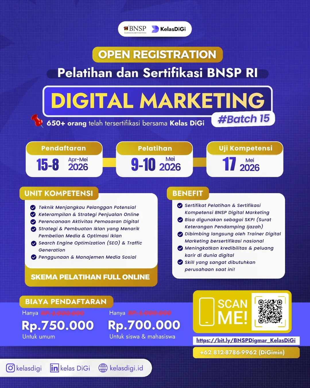 Sertifikasi Digital Marketing Batch #15